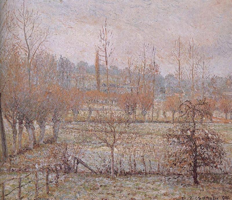 Camille Pissarro Morning frost China oil painting art
